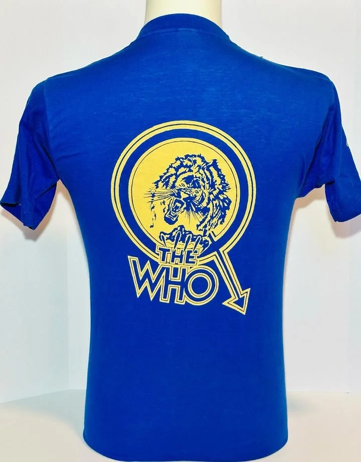 Showco The Who Tour 1979 Shirt courtesy of Jason Gifford