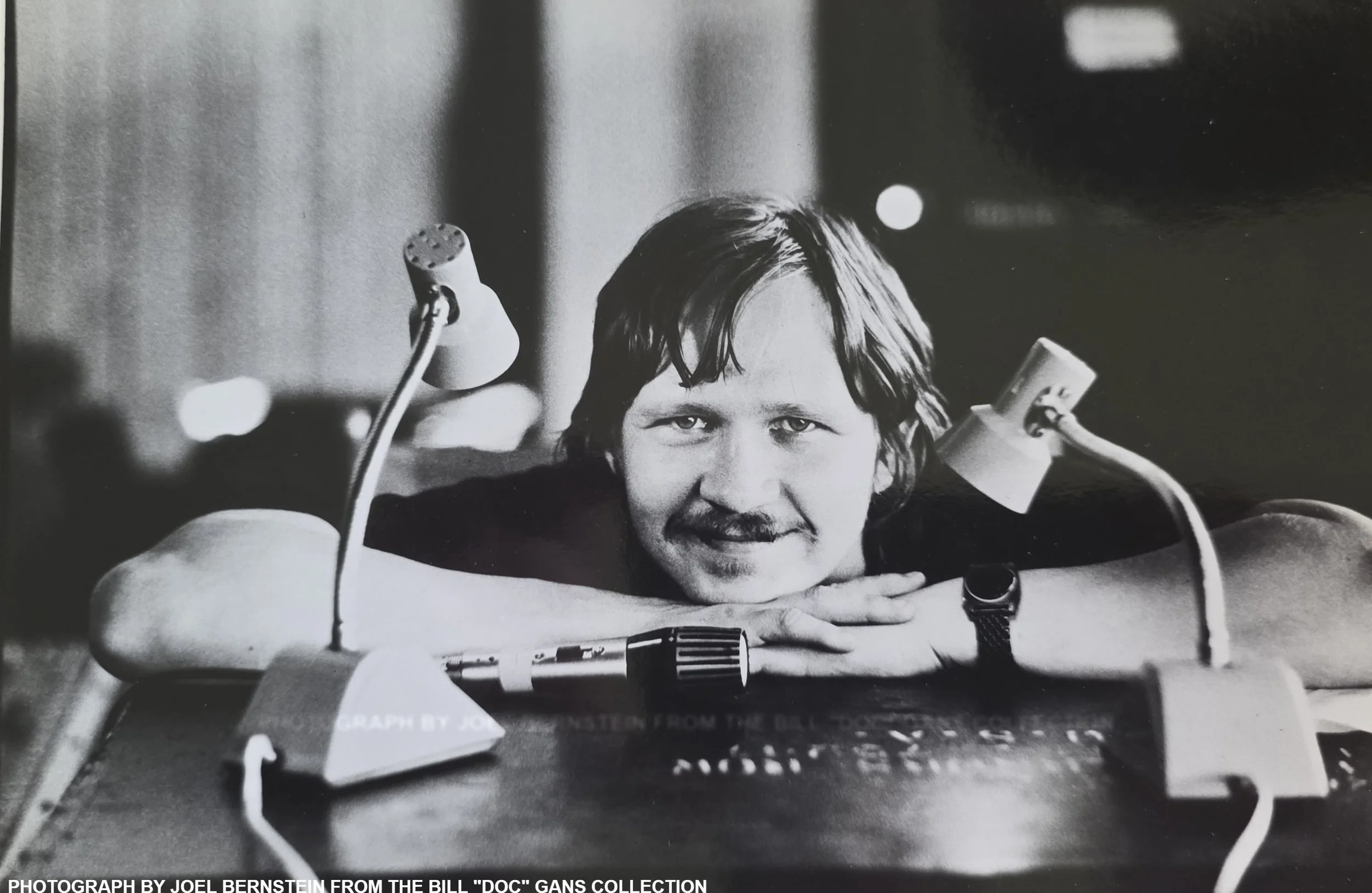 Bill "Doc" Gans at the monitor position.