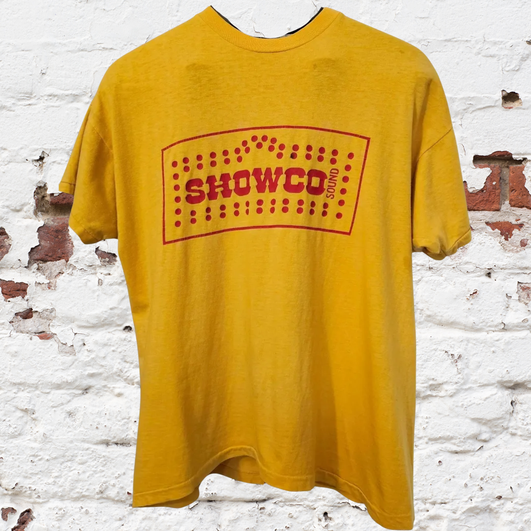 Showco Genesis 1974 American Tour Original Vintage Tee - courtesy of Schertz estate