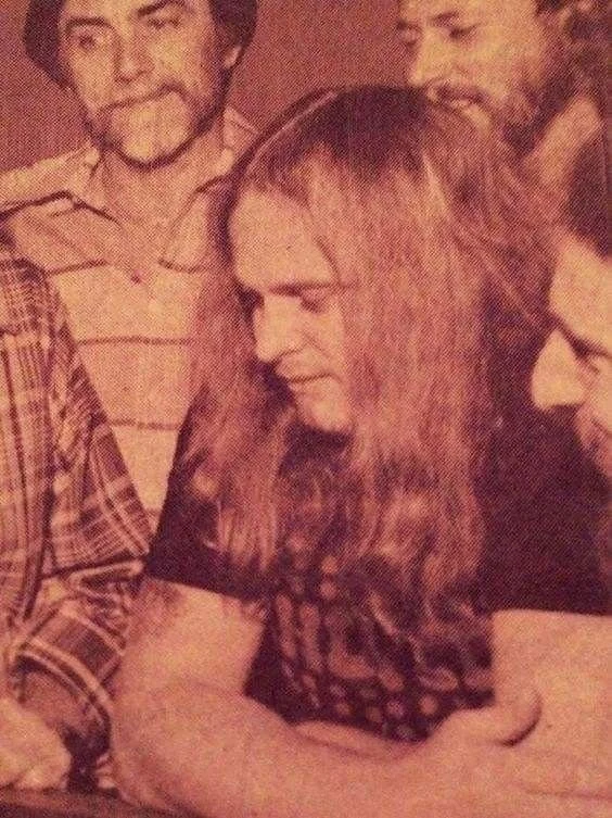 Ronnie Van Zant in Showco shirt at studio