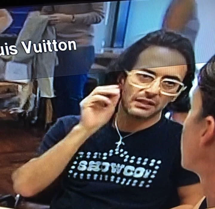 Louis Vuitton sporting a Showco shirt! 