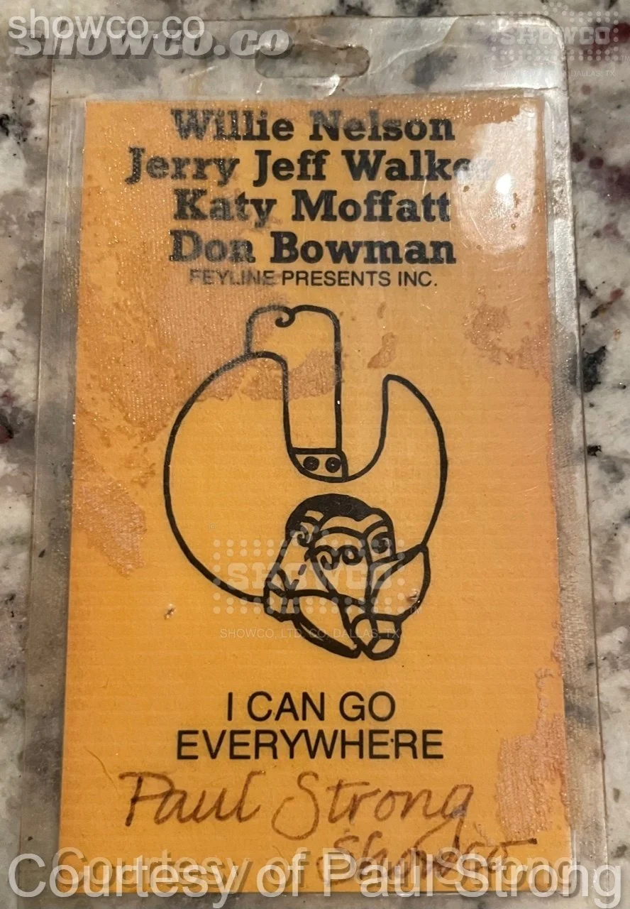 Willie Nelson, Jerry Jeff Walker, Katy Moffatt, Don Bowman crew laminate