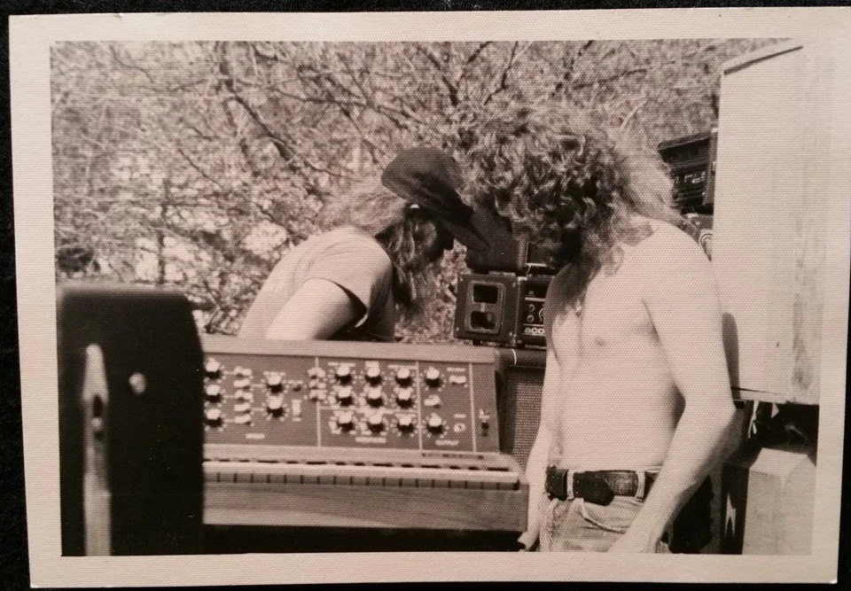 M.L. and T.H. Ethos setup 1974- 📸Thom Hansen
