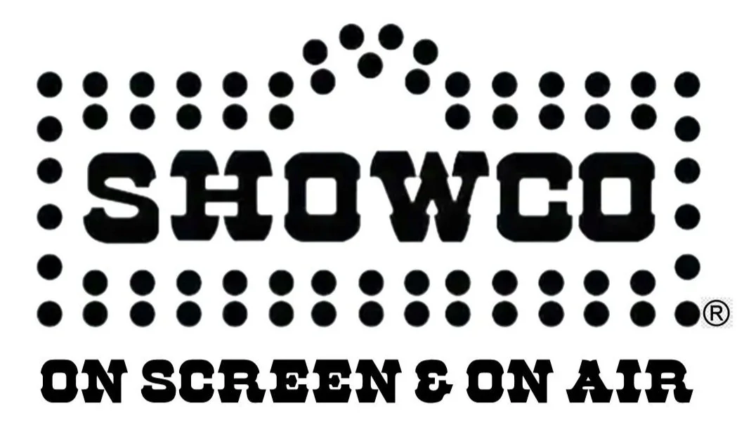 Showco logo in black text with dotted border and the words "On Screen & On Air" beneath.