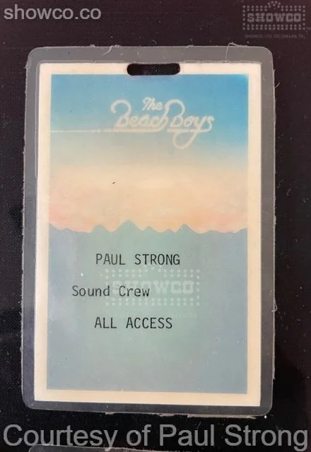 Beach Boys crew laminate