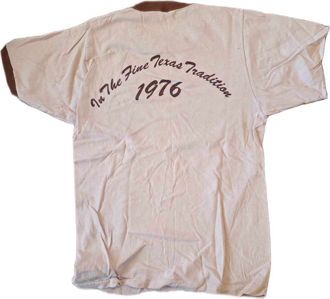 World Wide Tour shirt — back. Courtesy of the Sizemore Estate.