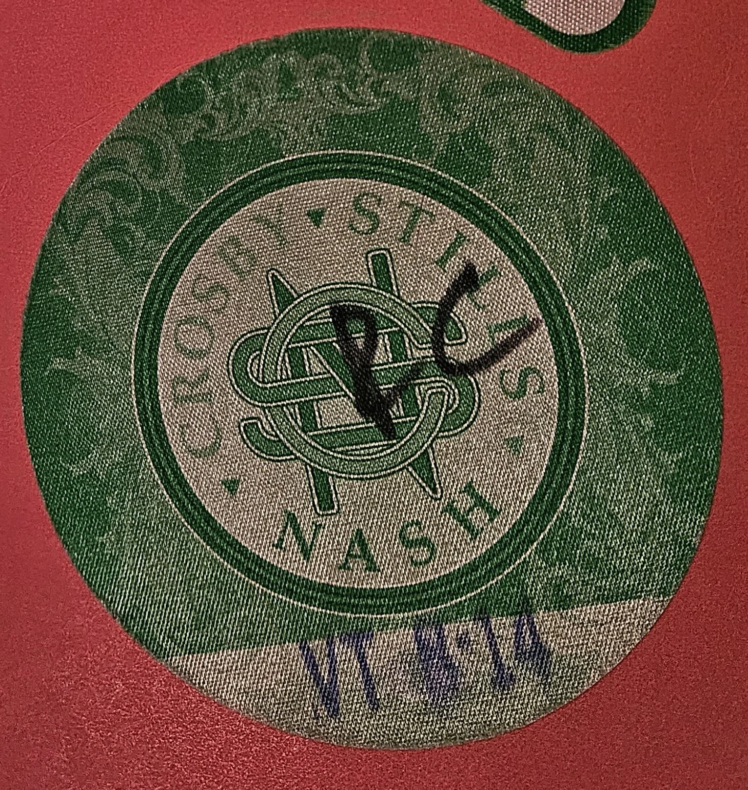 Crosby Stills & Nash used backstage pass VT  8/14 