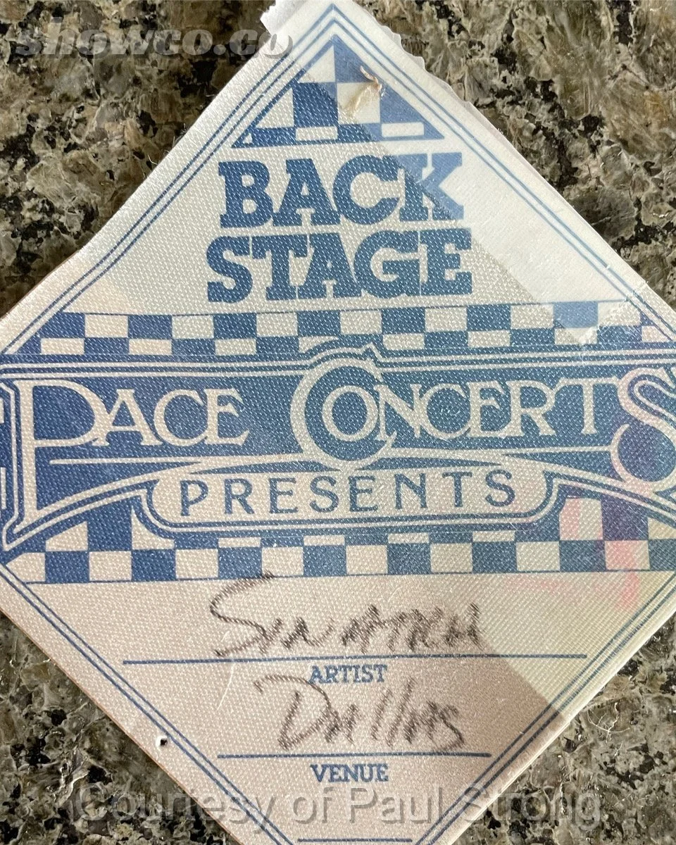 Frank Sinatra Backstage Pass - Dallas, TX
