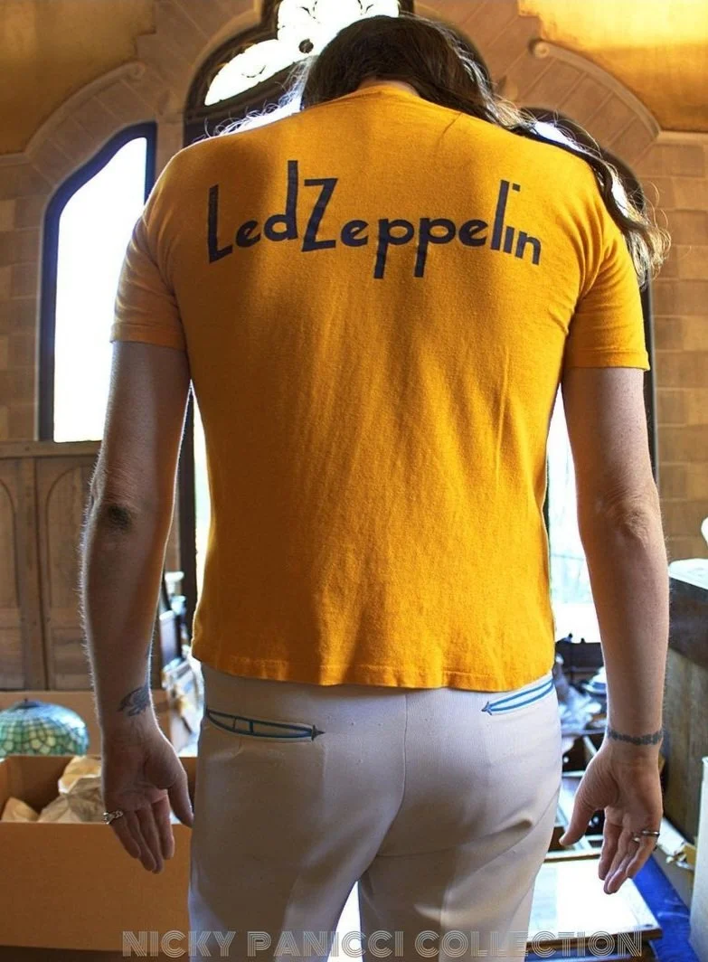 Showco Sound Led Zeppelin shirt - courtesy of Nicky Pannici