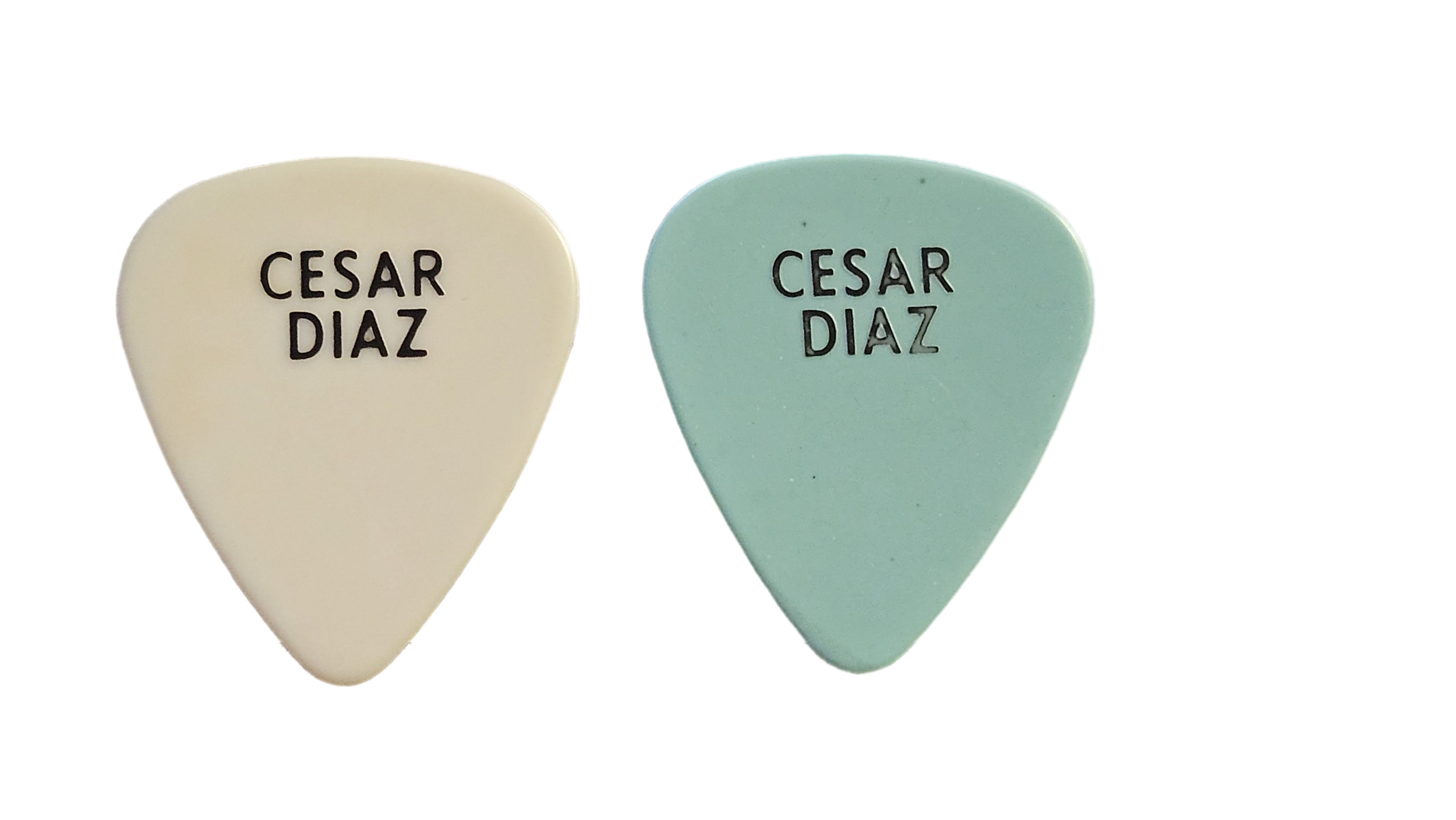 Cesar Diaz Guitar Picks (available in the swag shop) - JW Collection