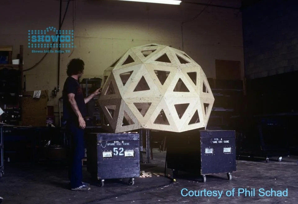 Bee Gees stage build 1979
