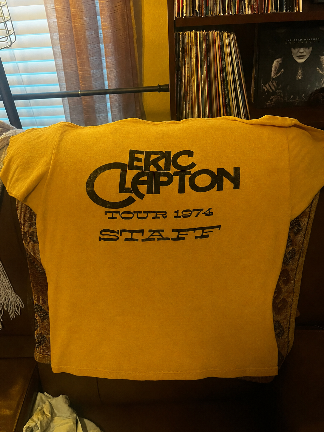 1974 Clapton Showco Staff shirt