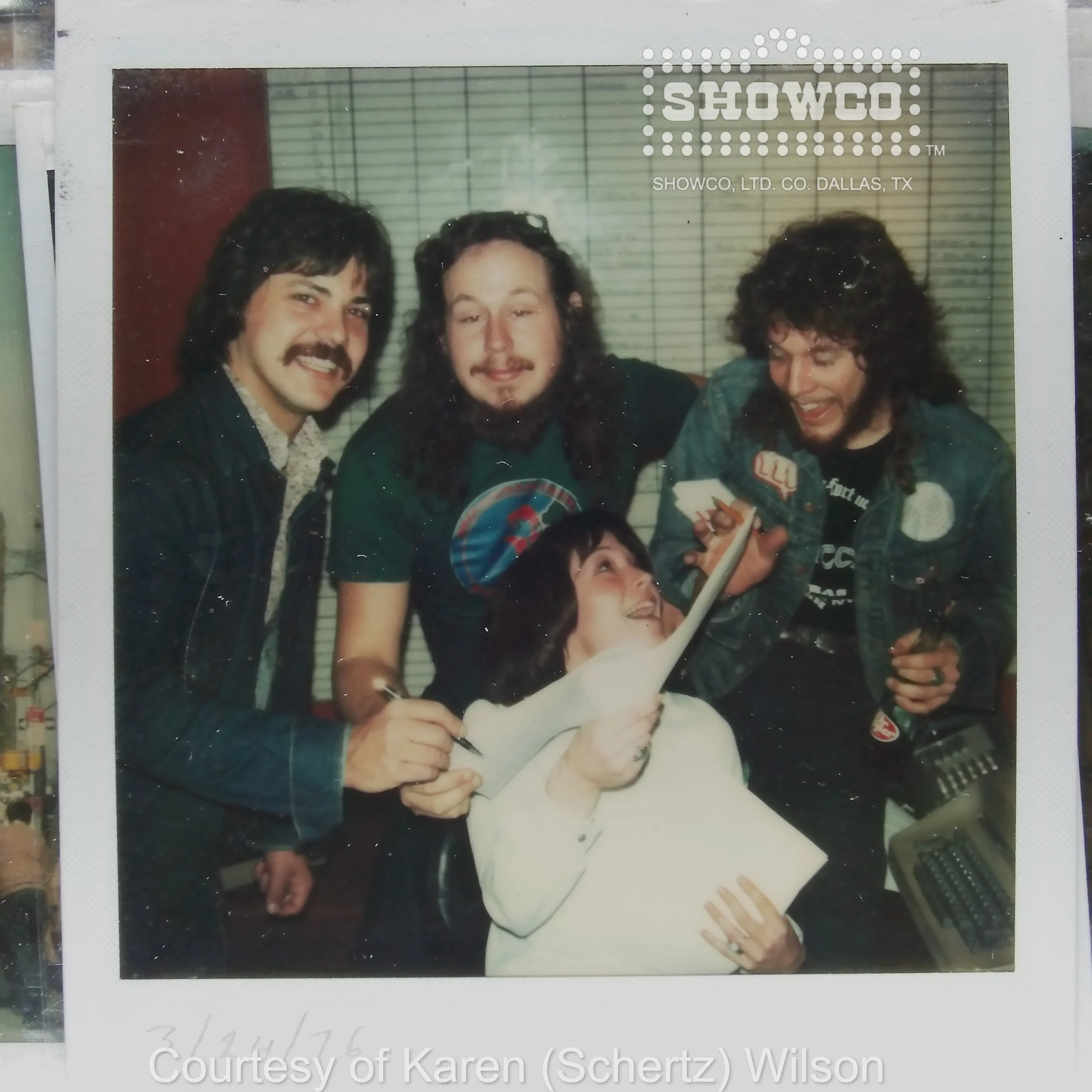 Dale?, ML, Joanna, TH - March 24, 1976