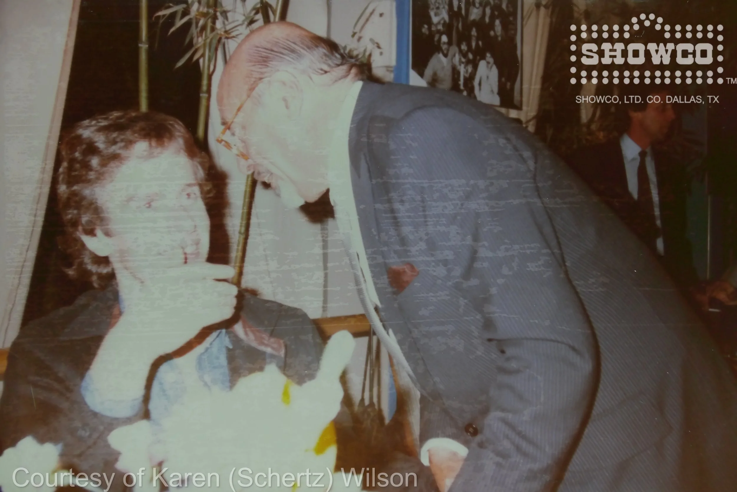 Ahmet Ertegun with Tony Banks of Genesis, New York, late 1983. Atlantic Records was marking ten years of its relationship with Genesis, which began in 1973.