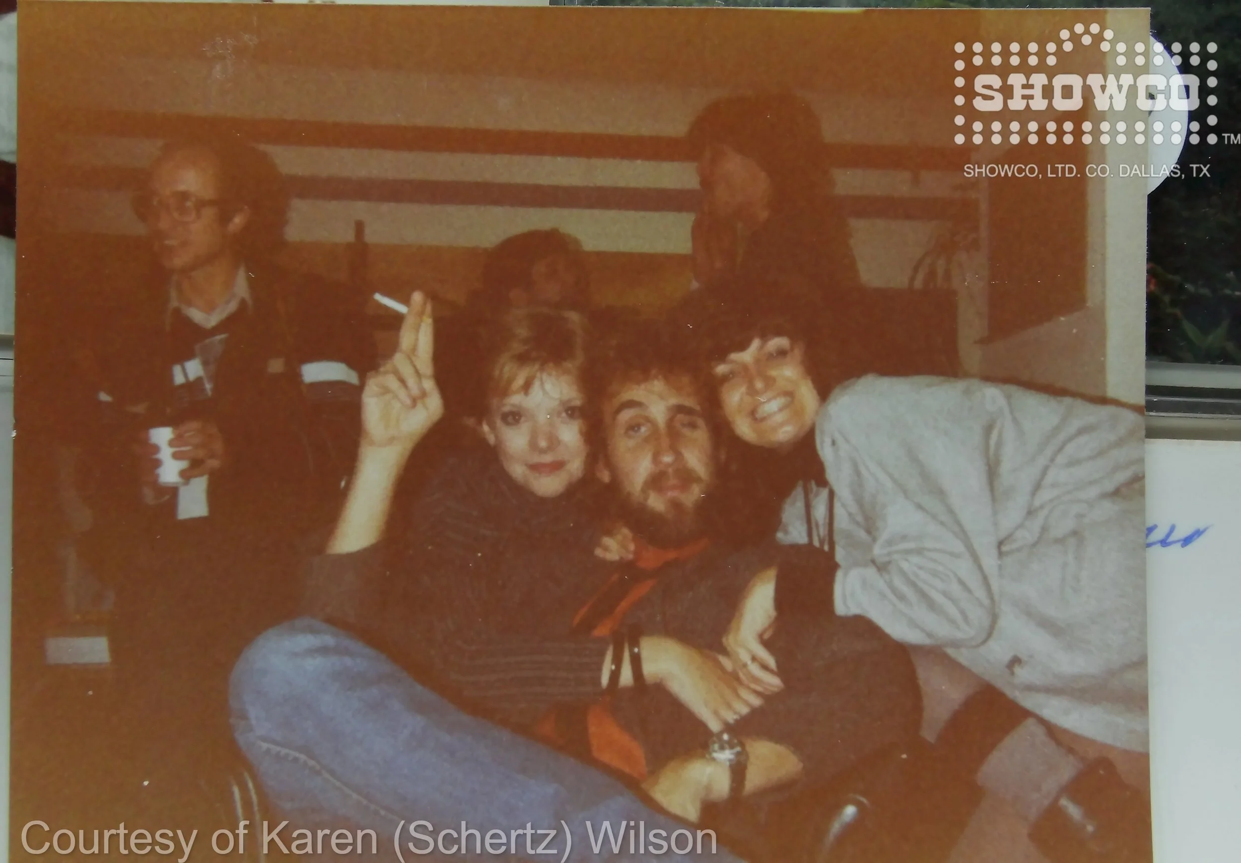 Robert Ellis, Mary Ann, Mike Rutherford, Karen Schertz - NEC, Birmingham, England 1984