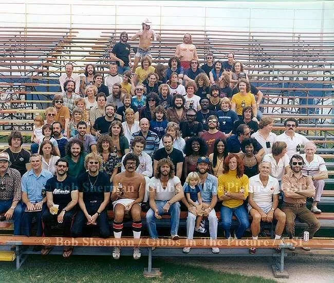Bee Gees 1979 Crew/Band photo