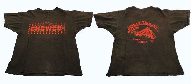 Showco Inc. Lynyrd Skynyrd Fall tour '76 shirt