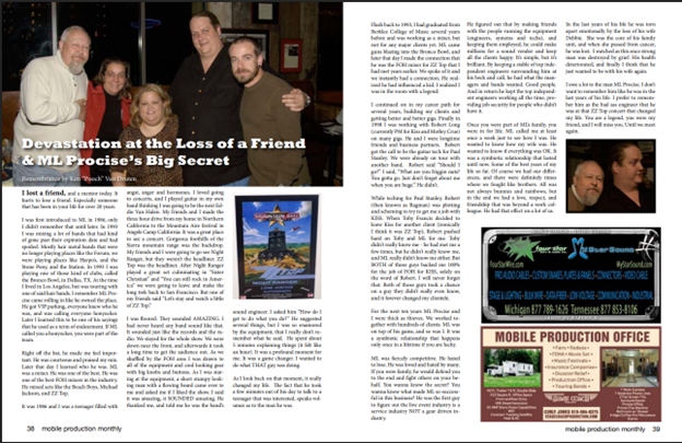 Mobile Production Monthly article page 2