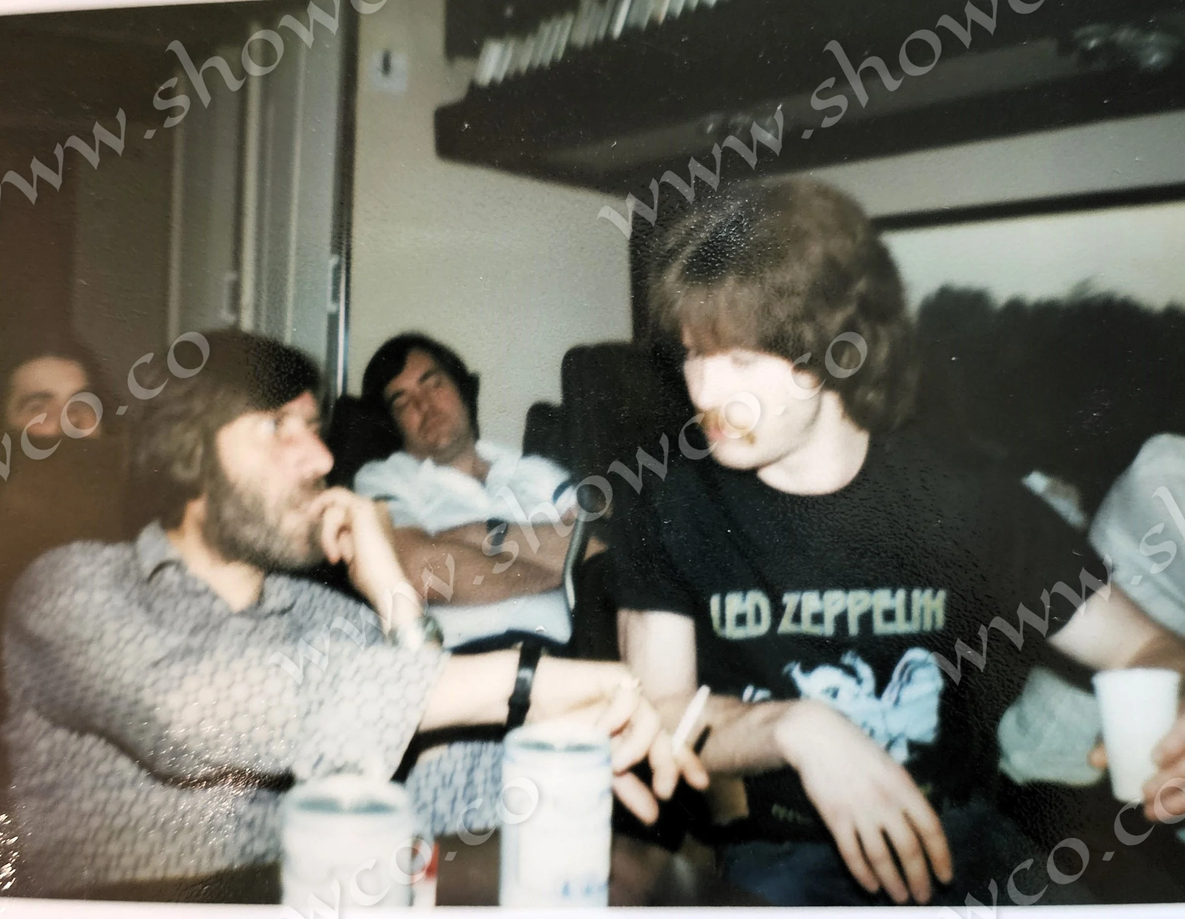 ?, Rusty (sleeping), 'Wild' Bill Martin - Led Zeppelin 1980