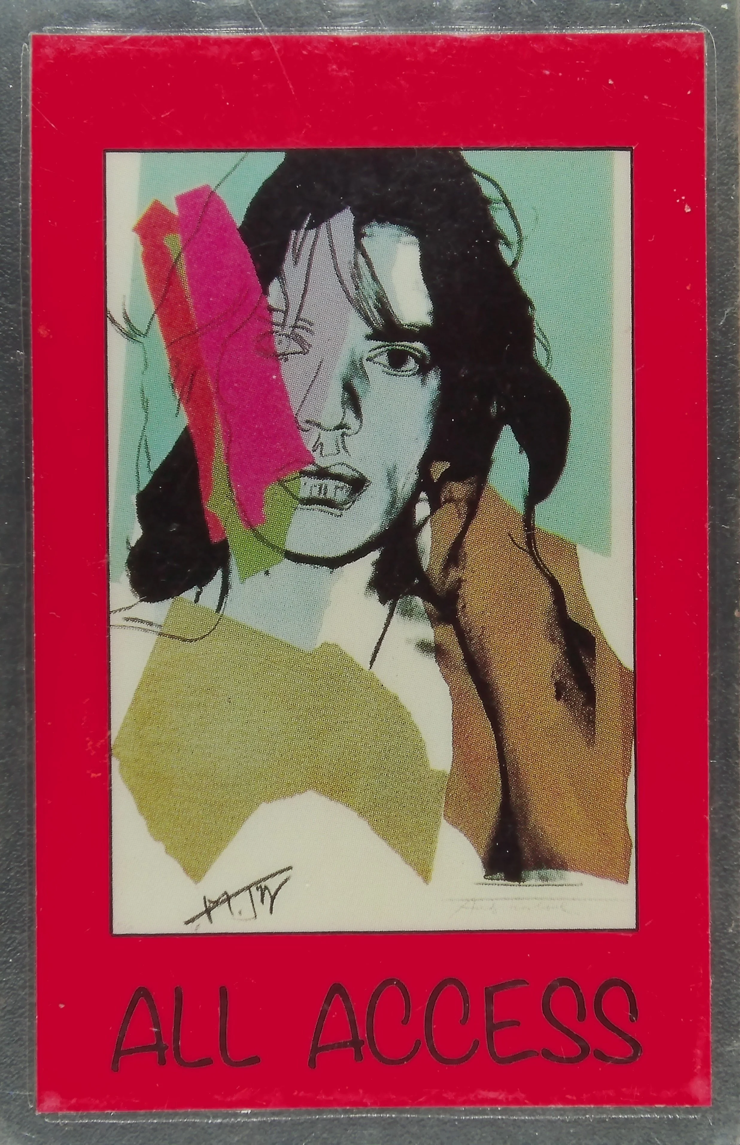 MICK JAGGER LAM - JAPAN-ALL ACCESS - ANDY WARHOL STYLE