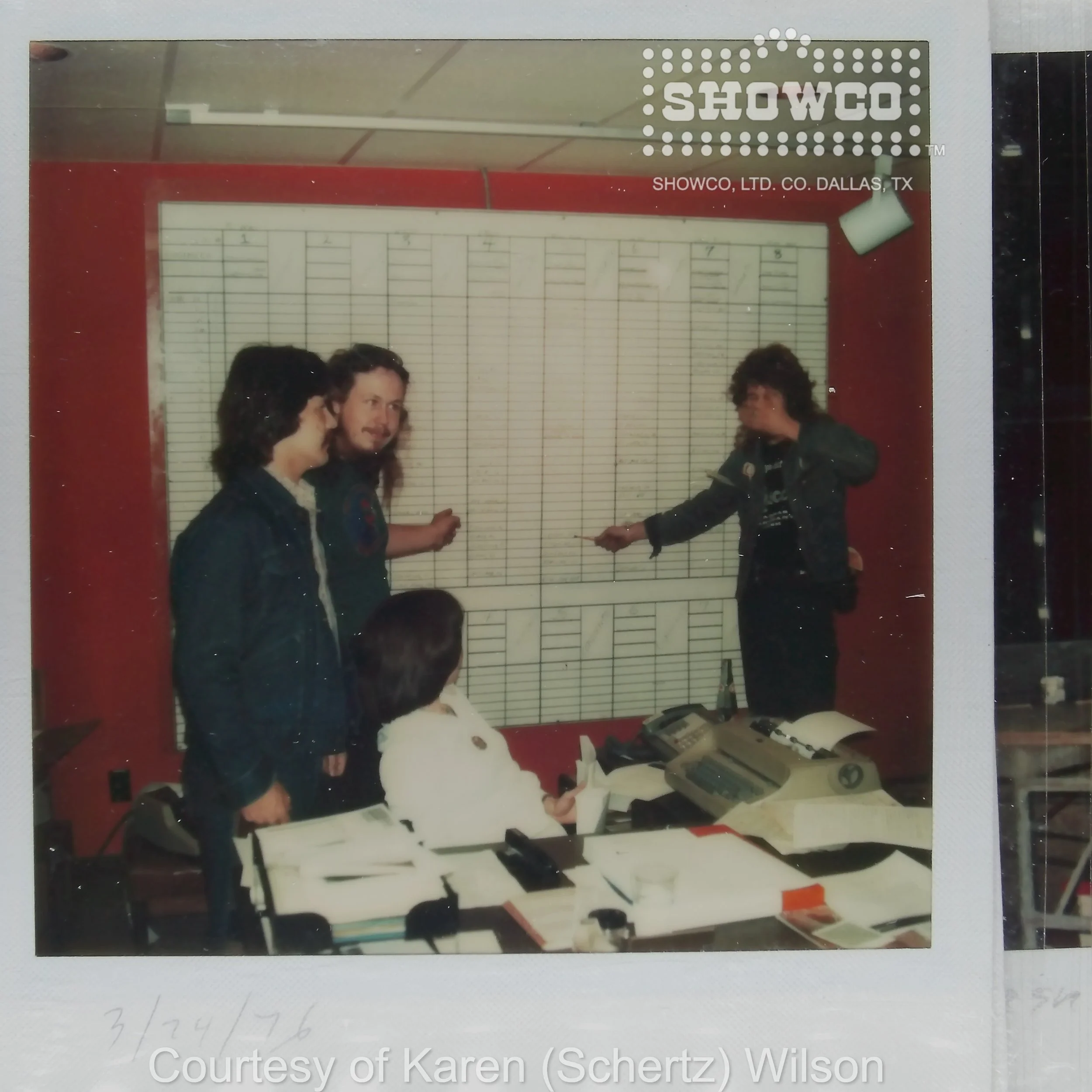 Dale?, ML, Joanna, TH - March 24, 1976