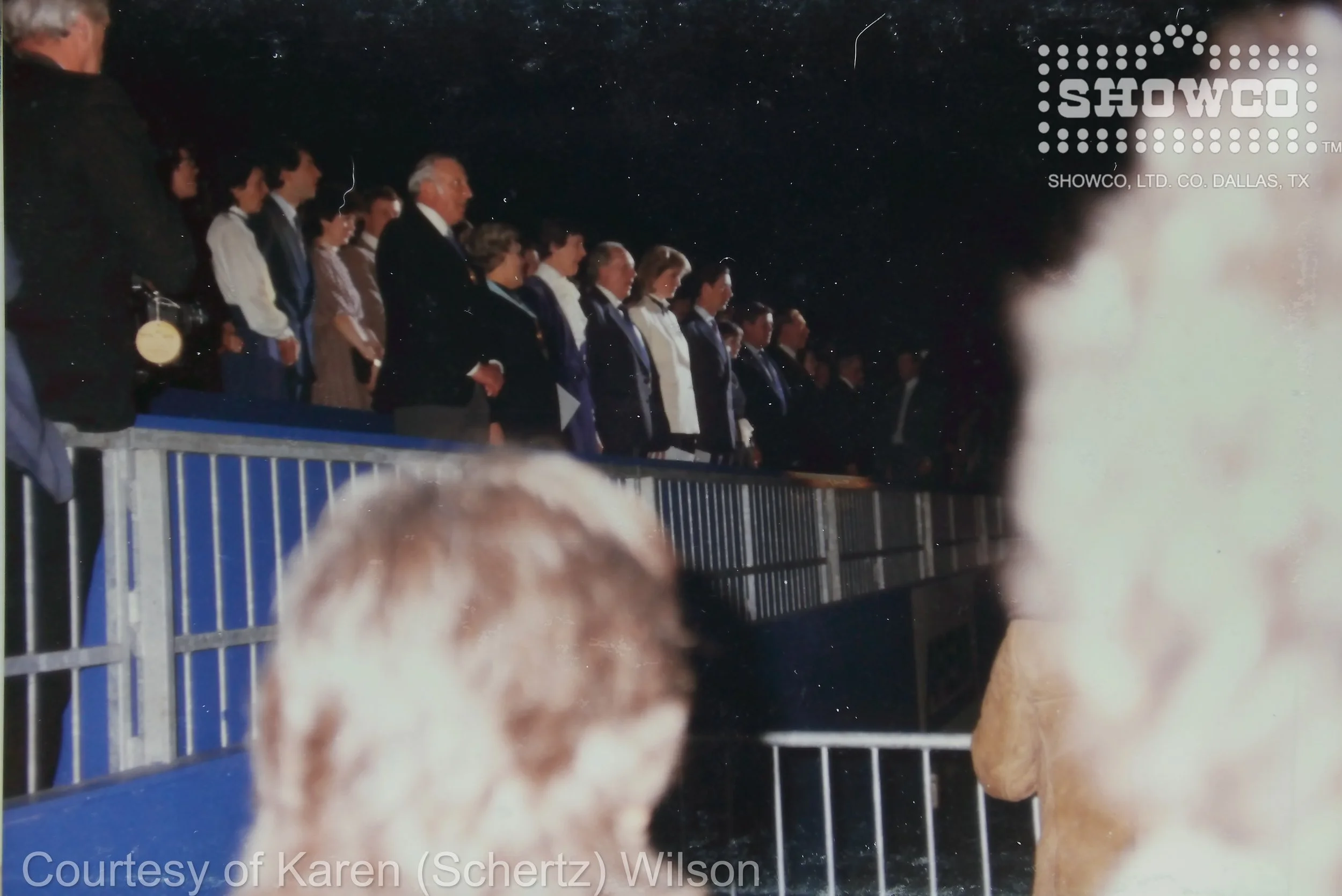 Princess Diana watching Genesis