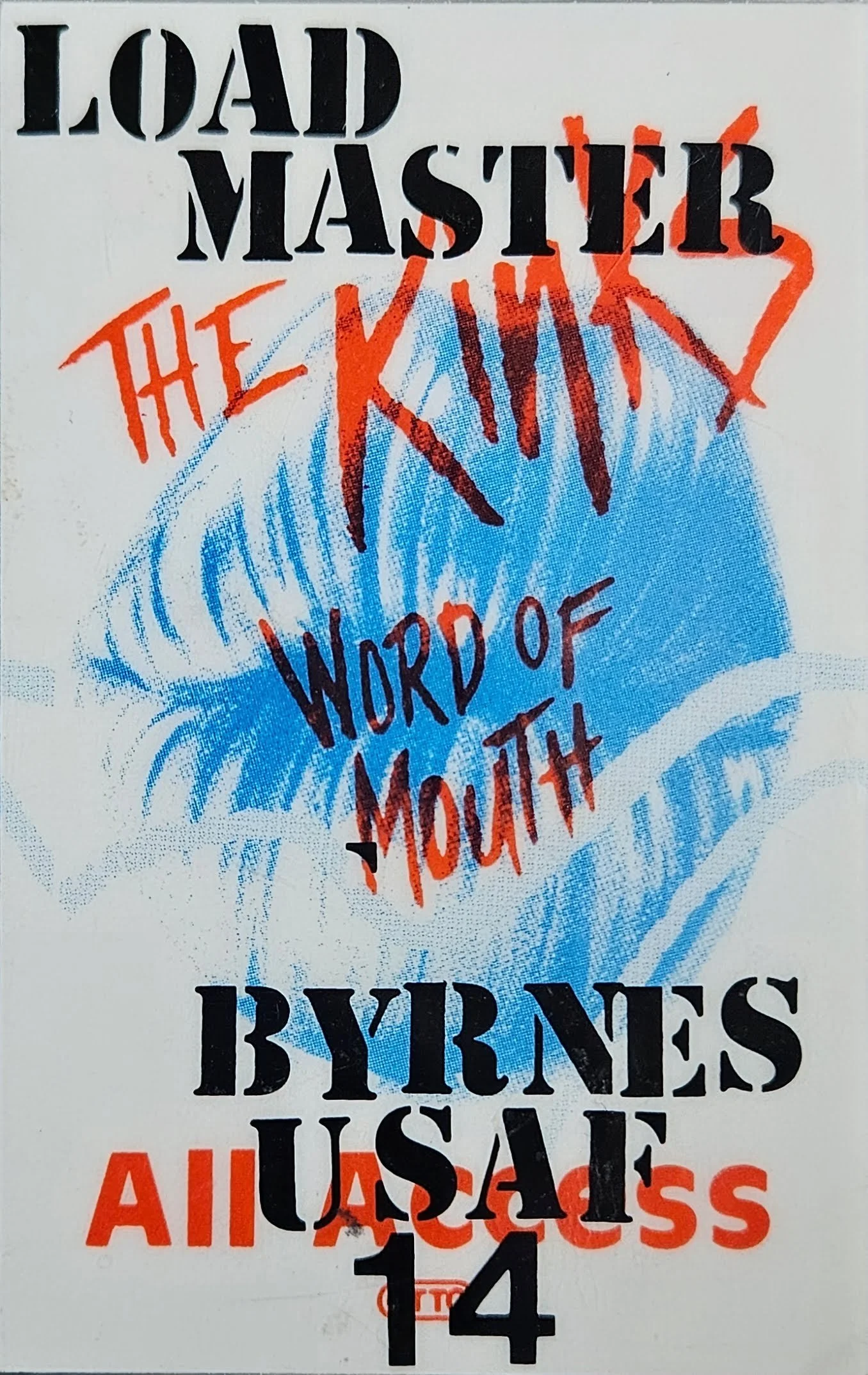 The Kinks-Word of Mouth-Load Master-All Access Pass-Byrnes USAF-14.jpg
