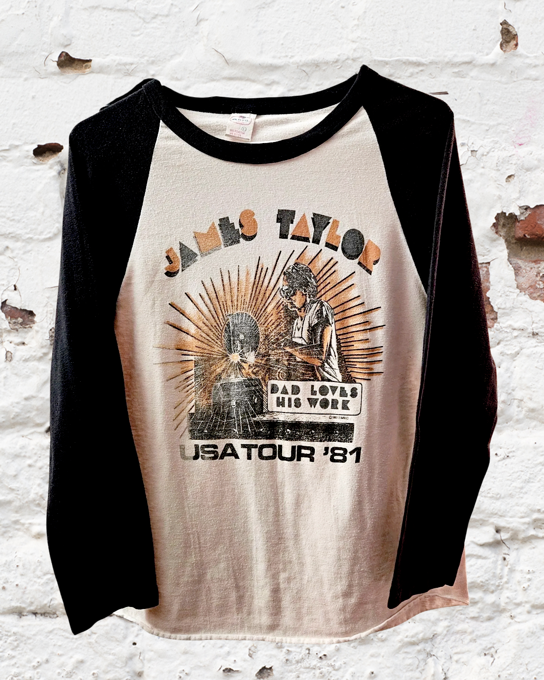 James Taylor Dad Loves His Work USA Tour '81 Jersey.png