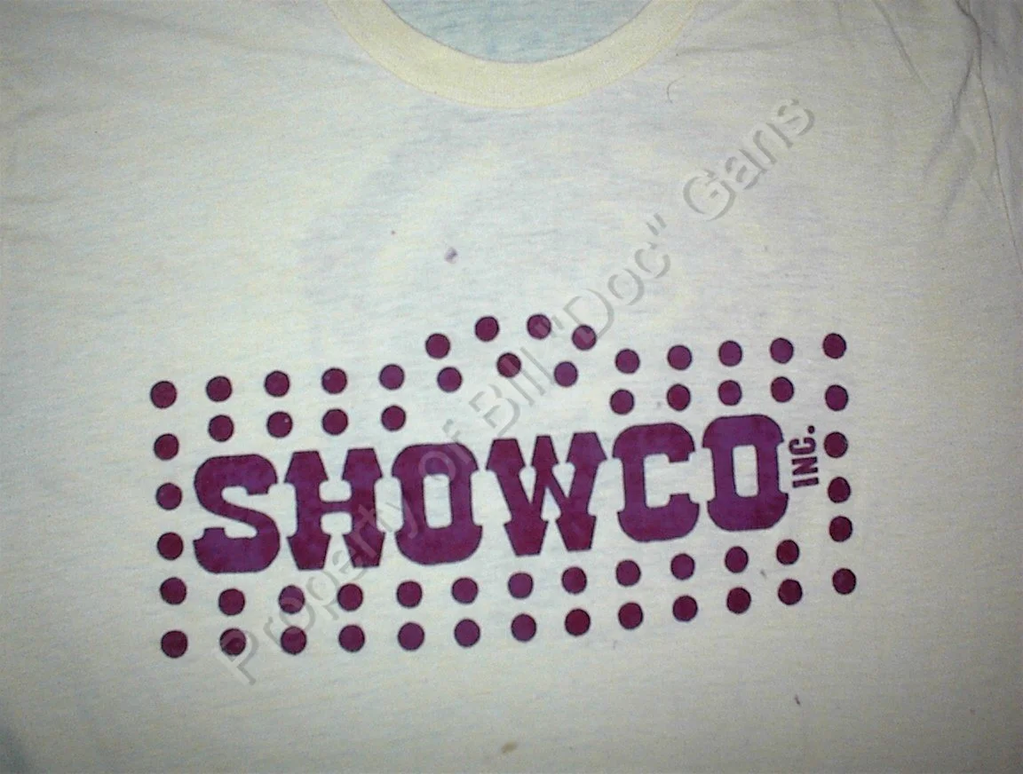 ELO Part II 1991 crew shirt, front view, from the Showco archive.