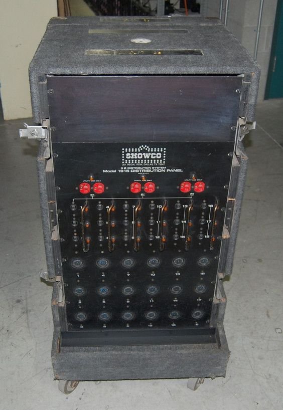 Showco power distribution panel.