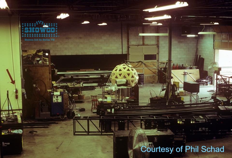 Bee Gees stage build 1979