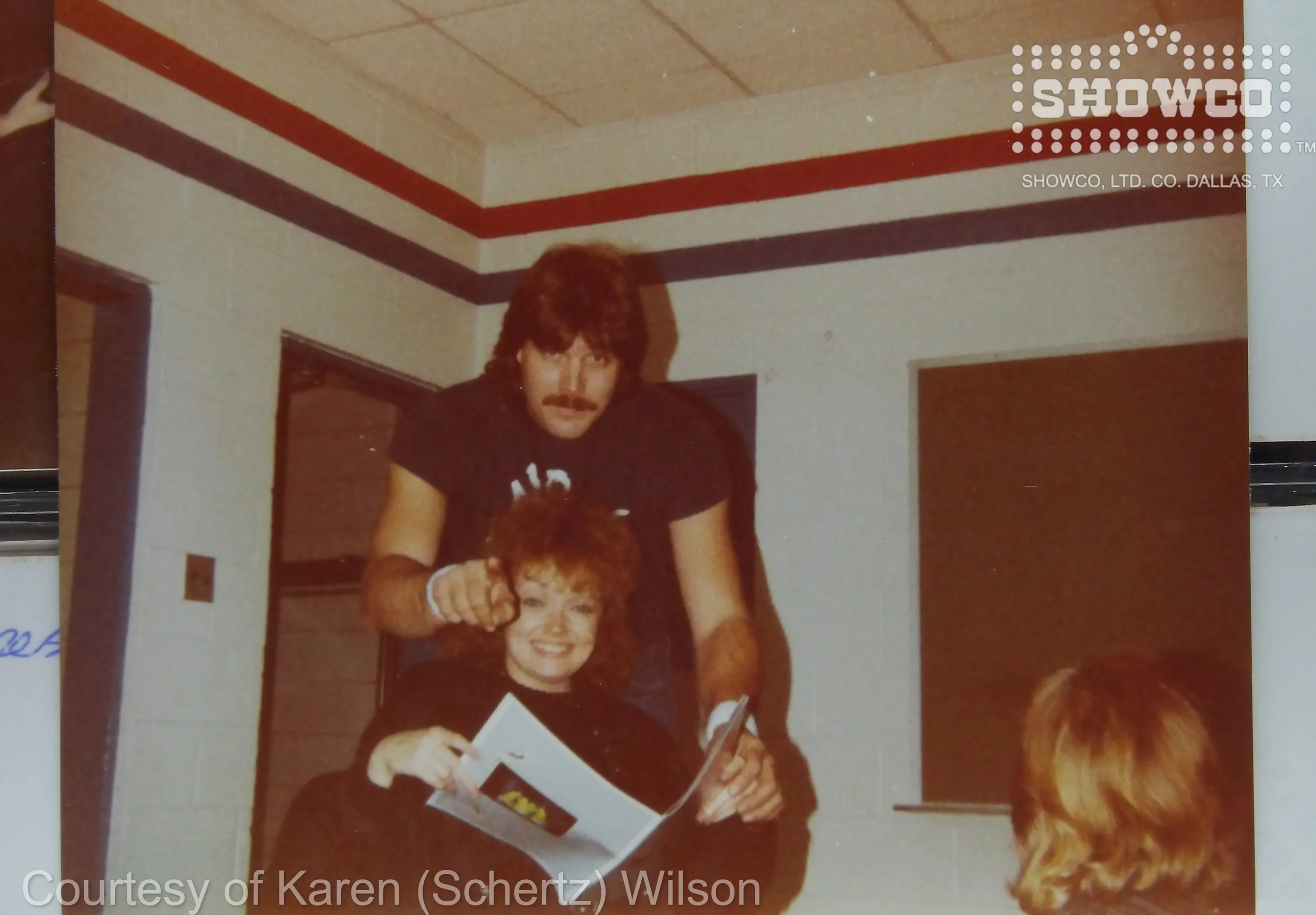 Genesis backstage 1983