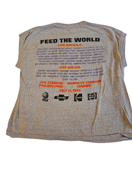 Live Aid JFK Sleeveless shirt (back)