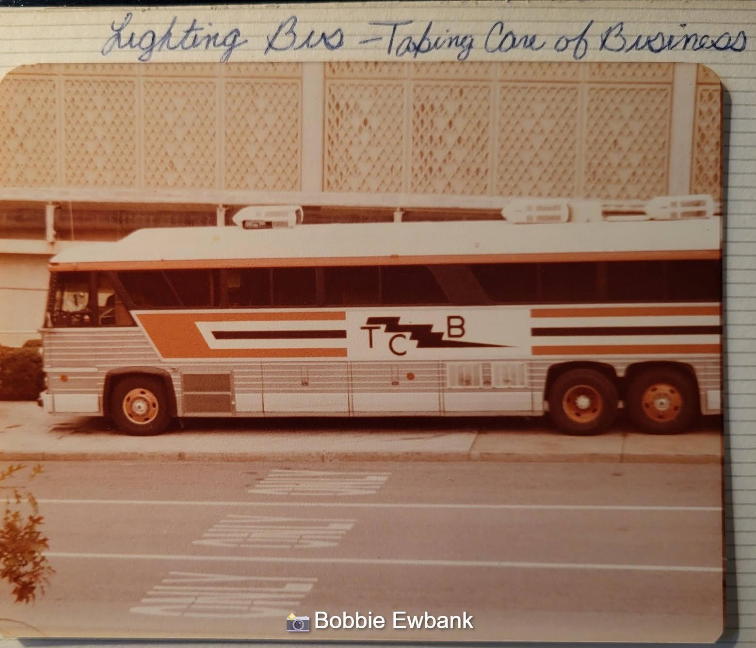 Van Halen Lighting Crew Bus