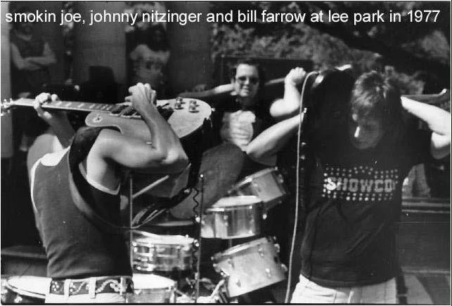 August 7, 1977-Lee Park - Smokin' Joe Kubek, Johnny Nitzinger, Bill Farrow (Showco shirt)