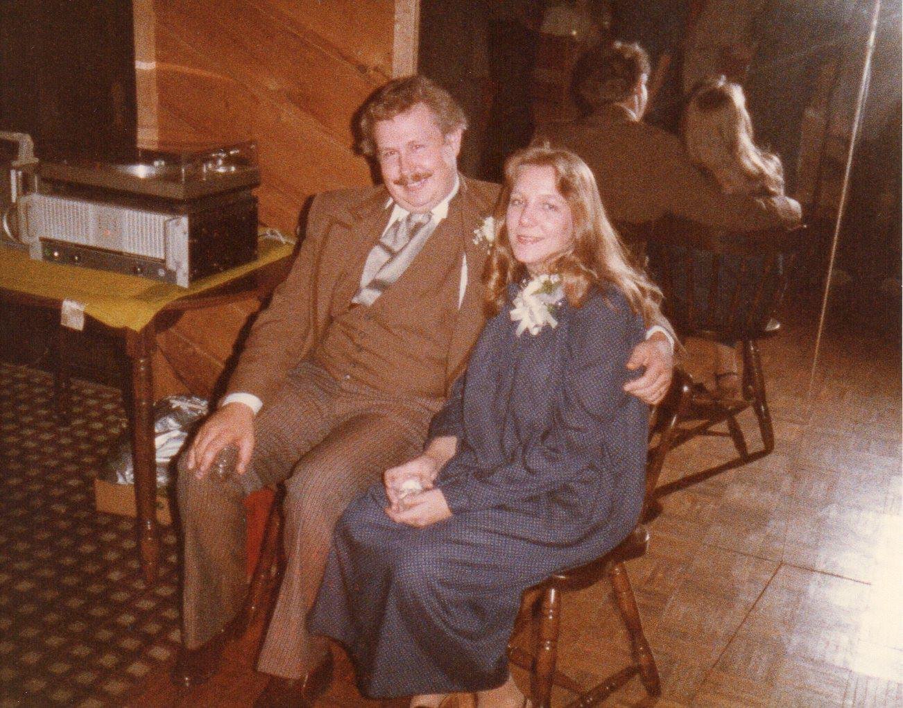 ML & Debbie Procise at Ponczek wedding circa 1980s
