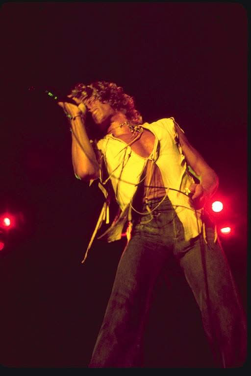 Roger Daltrey 1976- courtesy of Robert Frazer