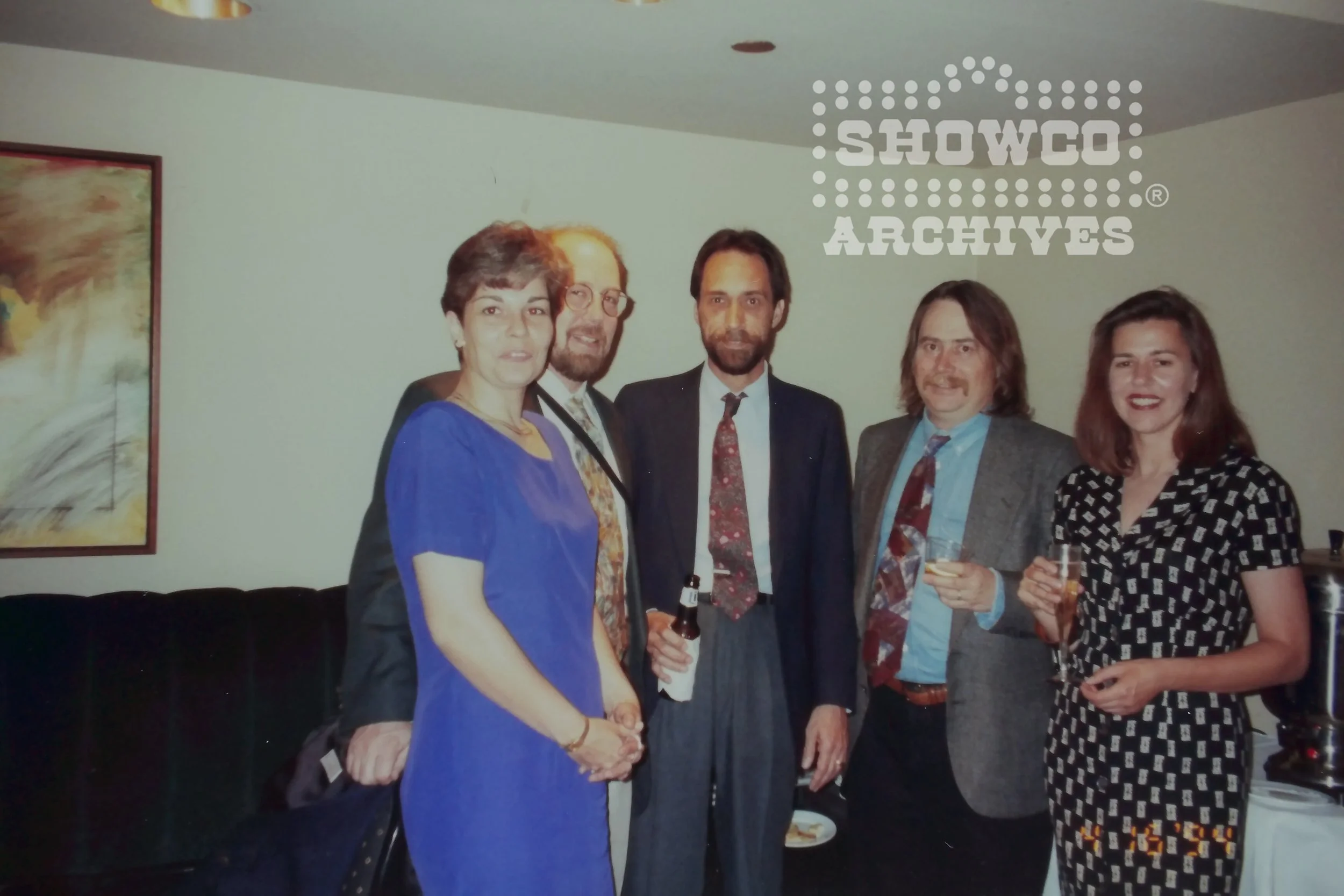 Jenni, Mike Ponczek, George Wheatley, Robin & Mary Magruder at Indigo Kretzschmar's 1994 wedding. 