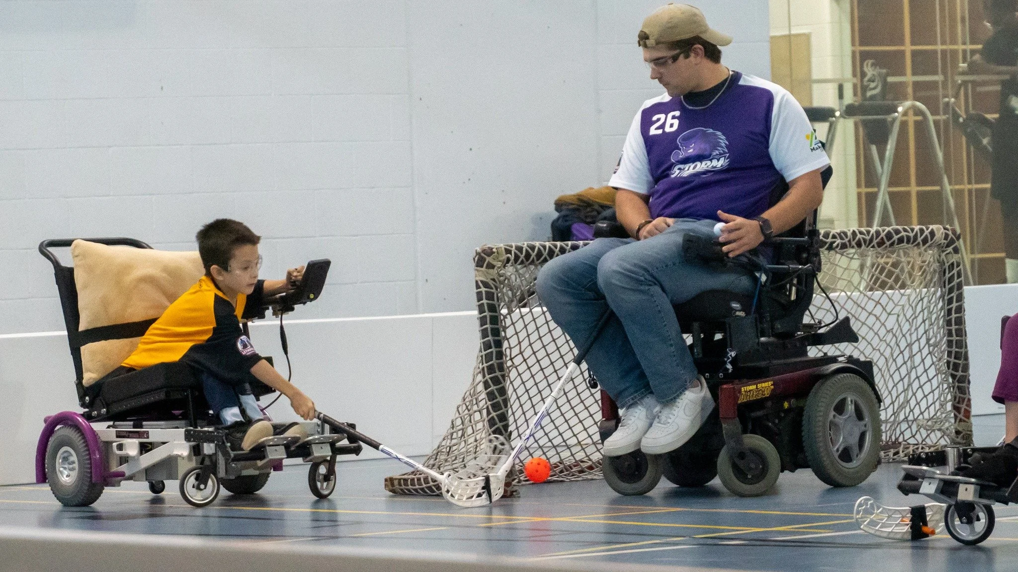 Photos from our 2025 powerchair hockey season! 40+ more pictures on our new website, lethbridgepowerchairsports.ca.
