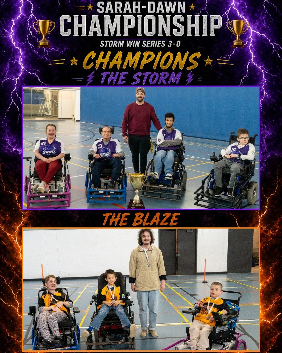 🌪️ THE STORM ARE THE SECOND SARAH-DAWN CUP CHAMPIONS🏆

⭐ Player of the Match (Game 3): Oliver

🏅 Award Winners
Most Outstanding Attacker: Kennie
Most Outstanding Defender: Lucas
Most Outstanding Goalie: Peter
Most Outstanding Rookie: Nixon

📊 Ser