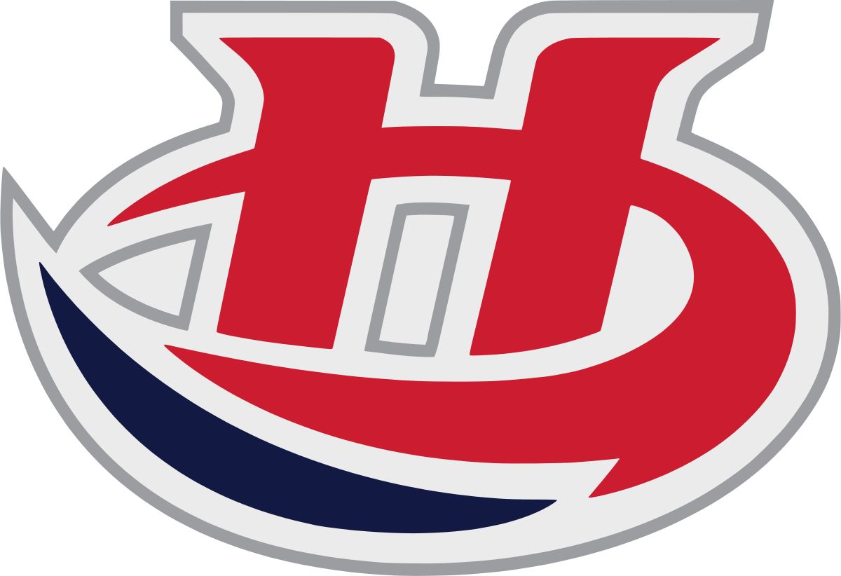 Red, white, and blue baseball logo with stylized 'H' and 'S' letters.