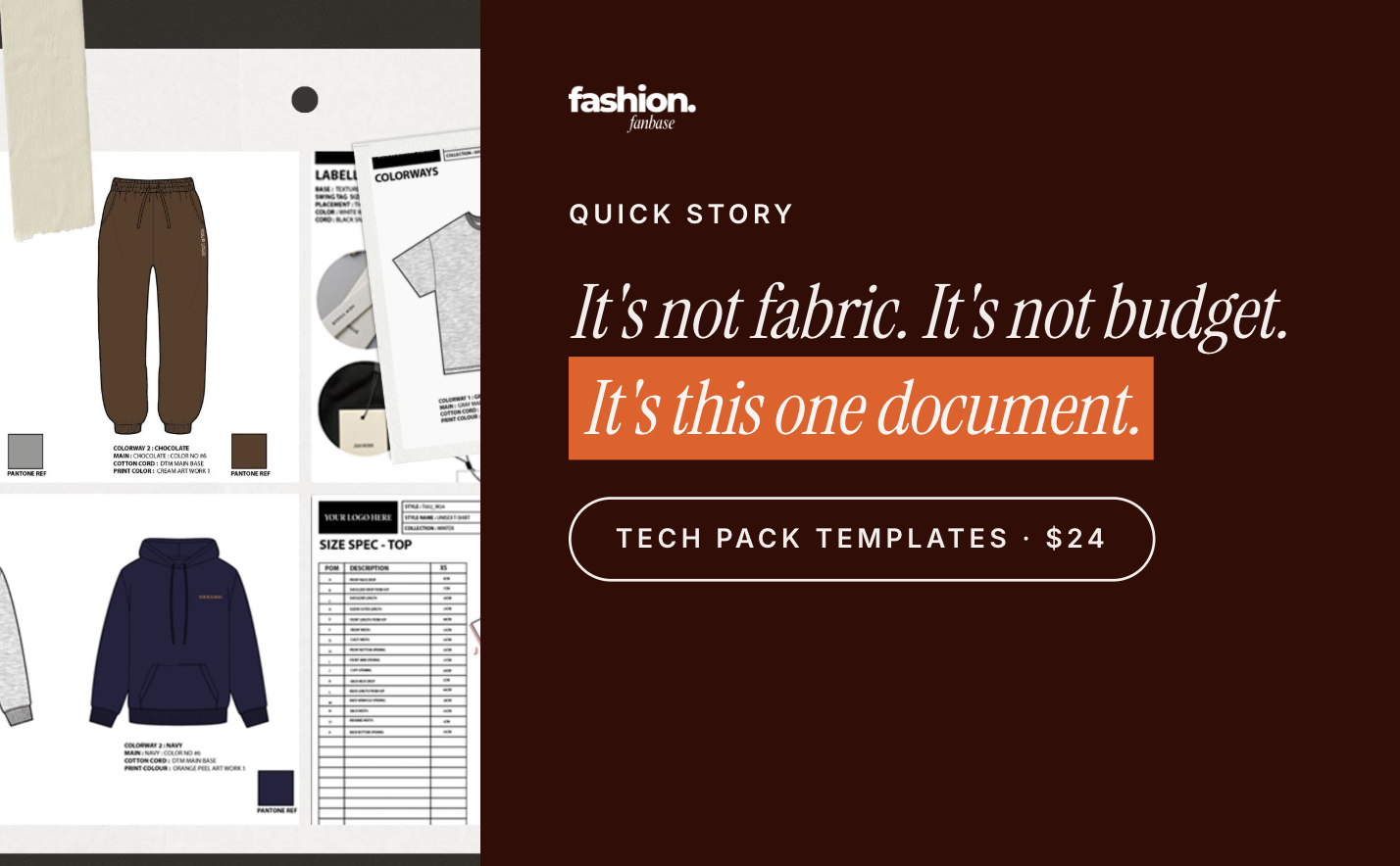 Before samples. Before suppliers. Before production. You need this first.