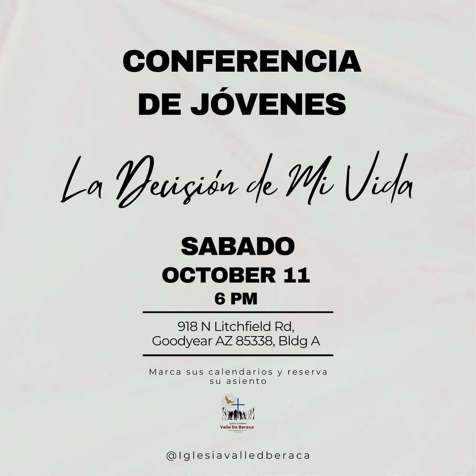 Conferencia De Jóvenes: La Decisión de Mi Vida.