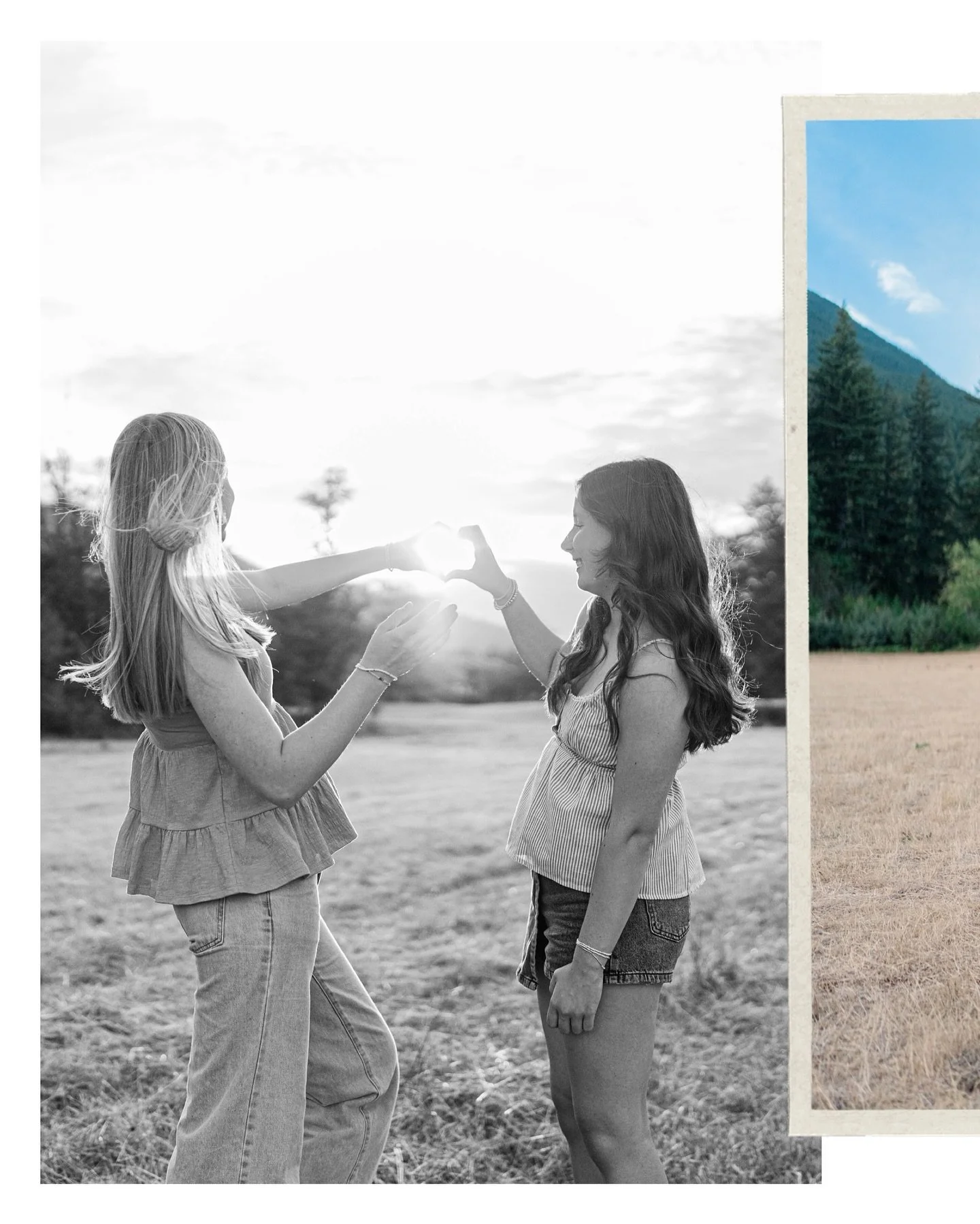 This is your sign to book a photoshoot with your best friend. How cute are Allie and Grace?! They found a way to include their little bestie as well. Love these girls! Spots still available this Friday at the sunflower fields for your own bff photosh