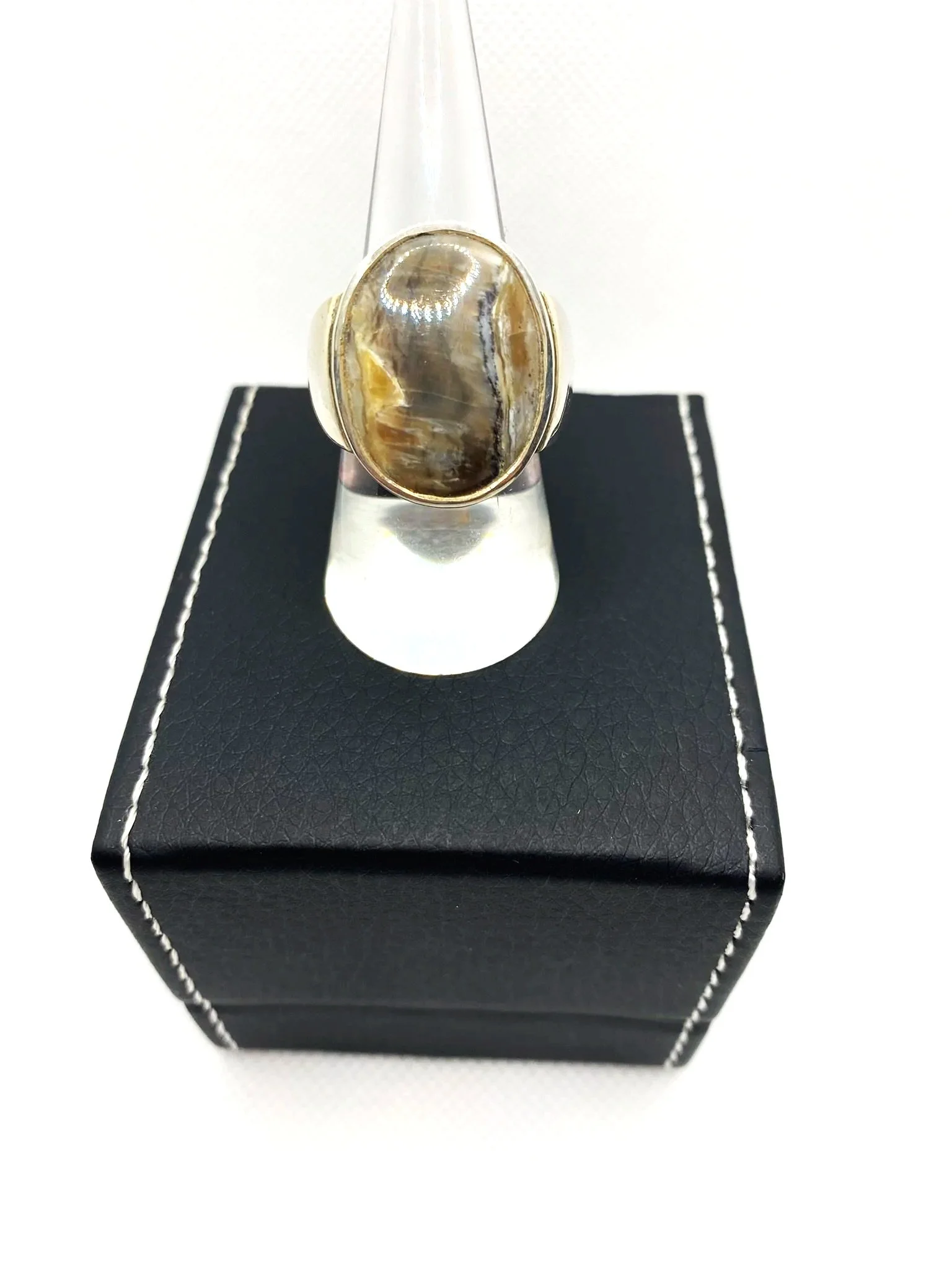 Mica Stone (S8.5) Sterling Silver Ring