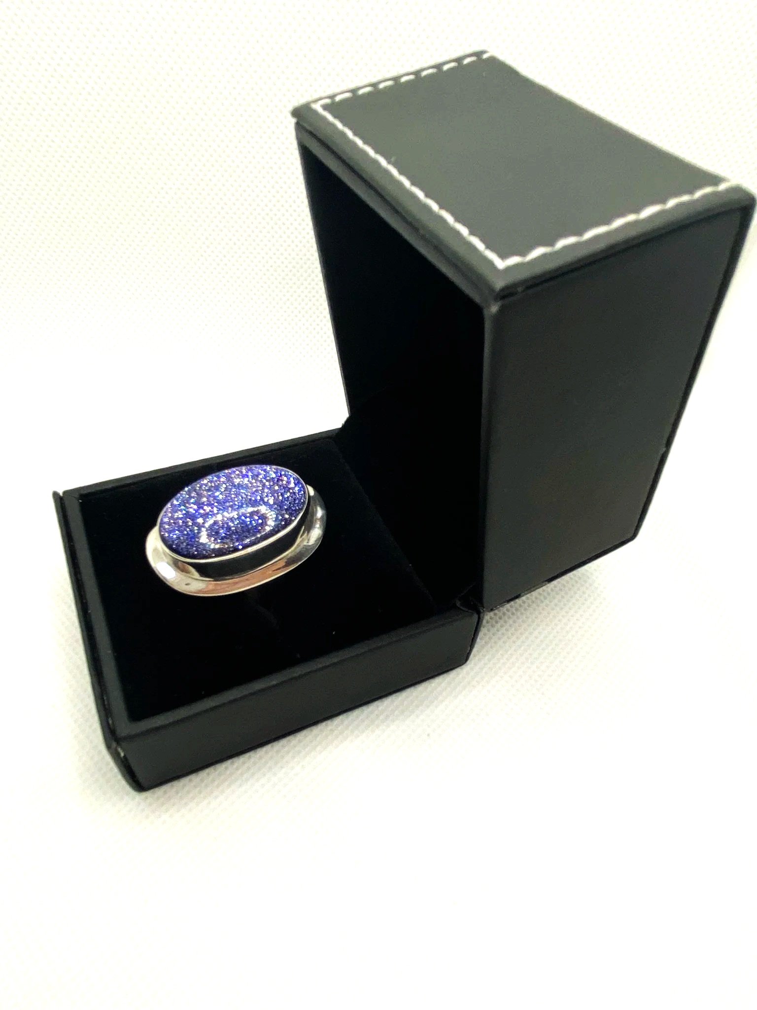 Purple Sunstone (S7) Sterling Silver Ring