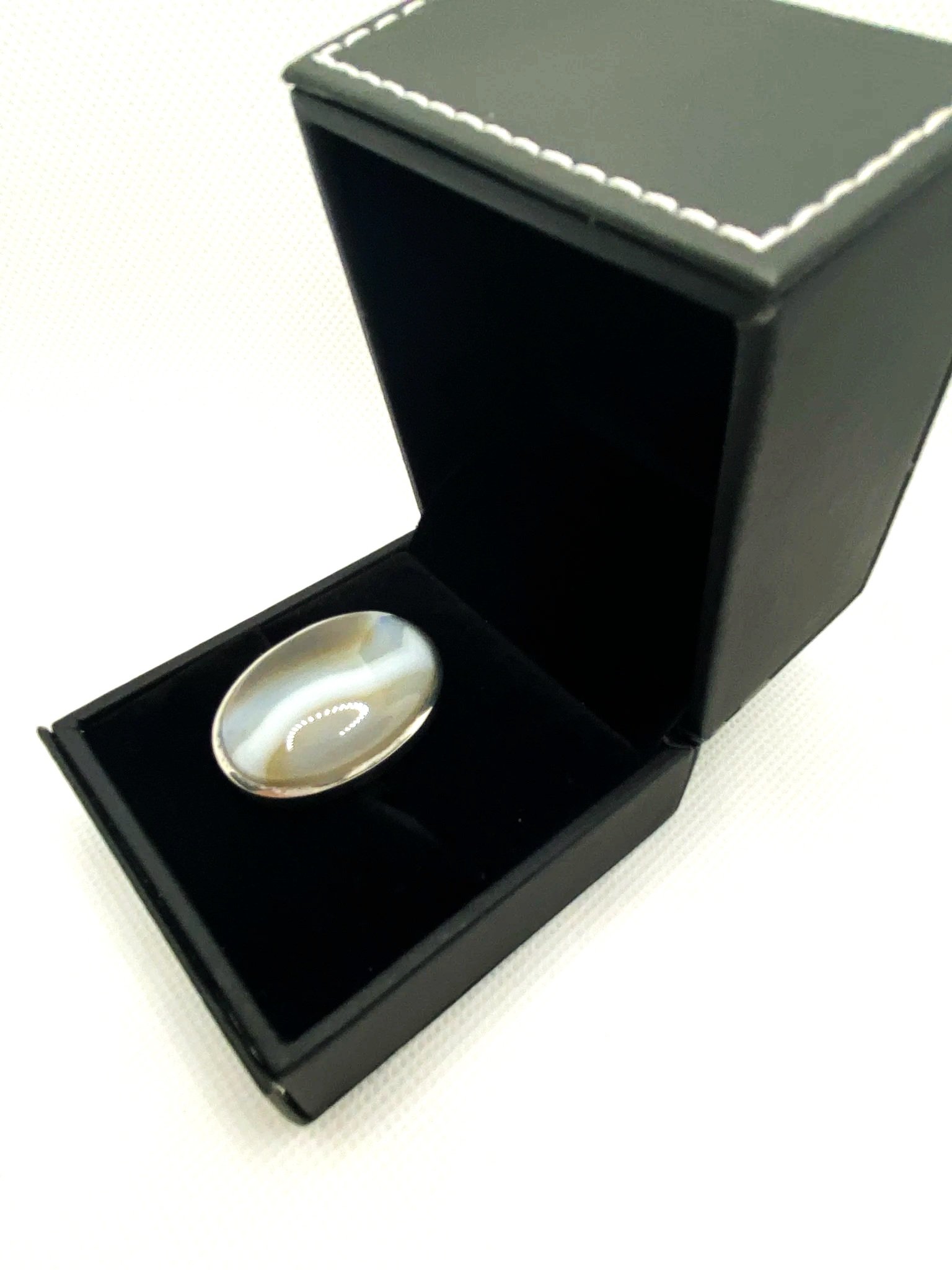 Agate (S7) Sterling Silver Ring