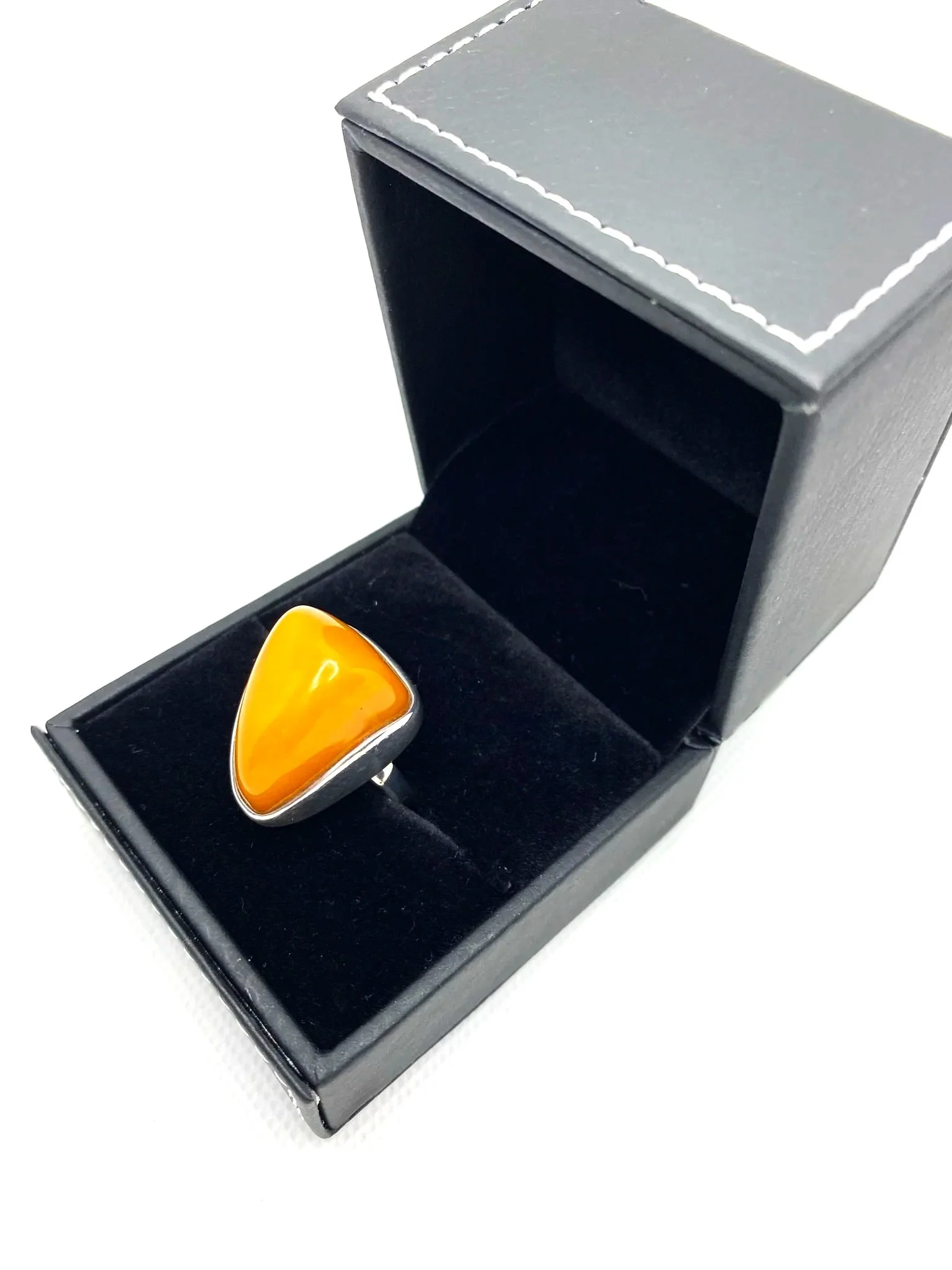 Yellow Jasper Boulder (S10) Sterling Silver Ring