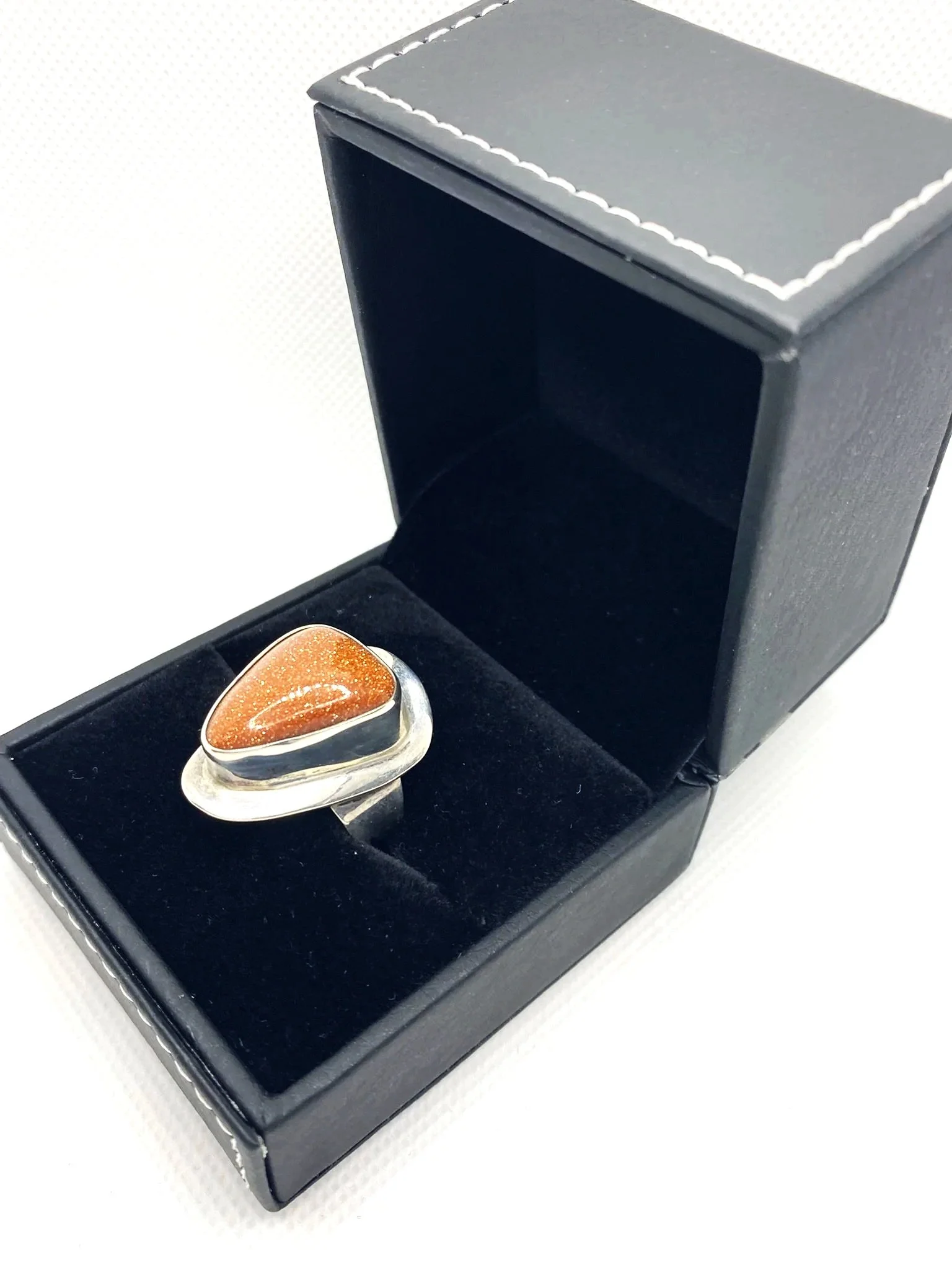 Sunstone (S9) Sterling Silver Ring