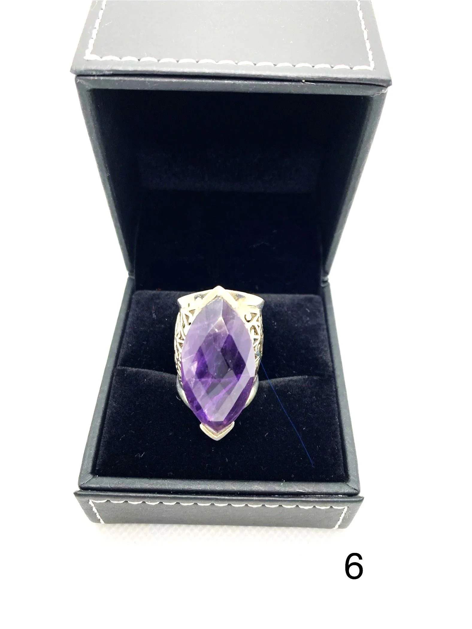 Amethyst Beast (S11) Sterling Silver Ring